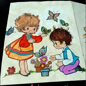 Hand Drawn and Hand Colored (Pastels, Oil/Acrylic, Pencils) Precious Moments